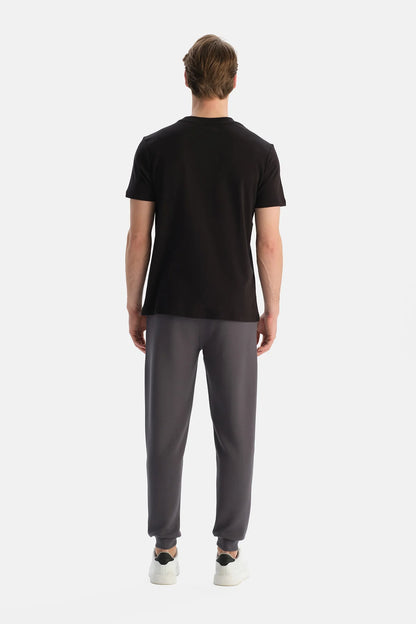 Antrasıt Nervürlü Jogger Pantolon