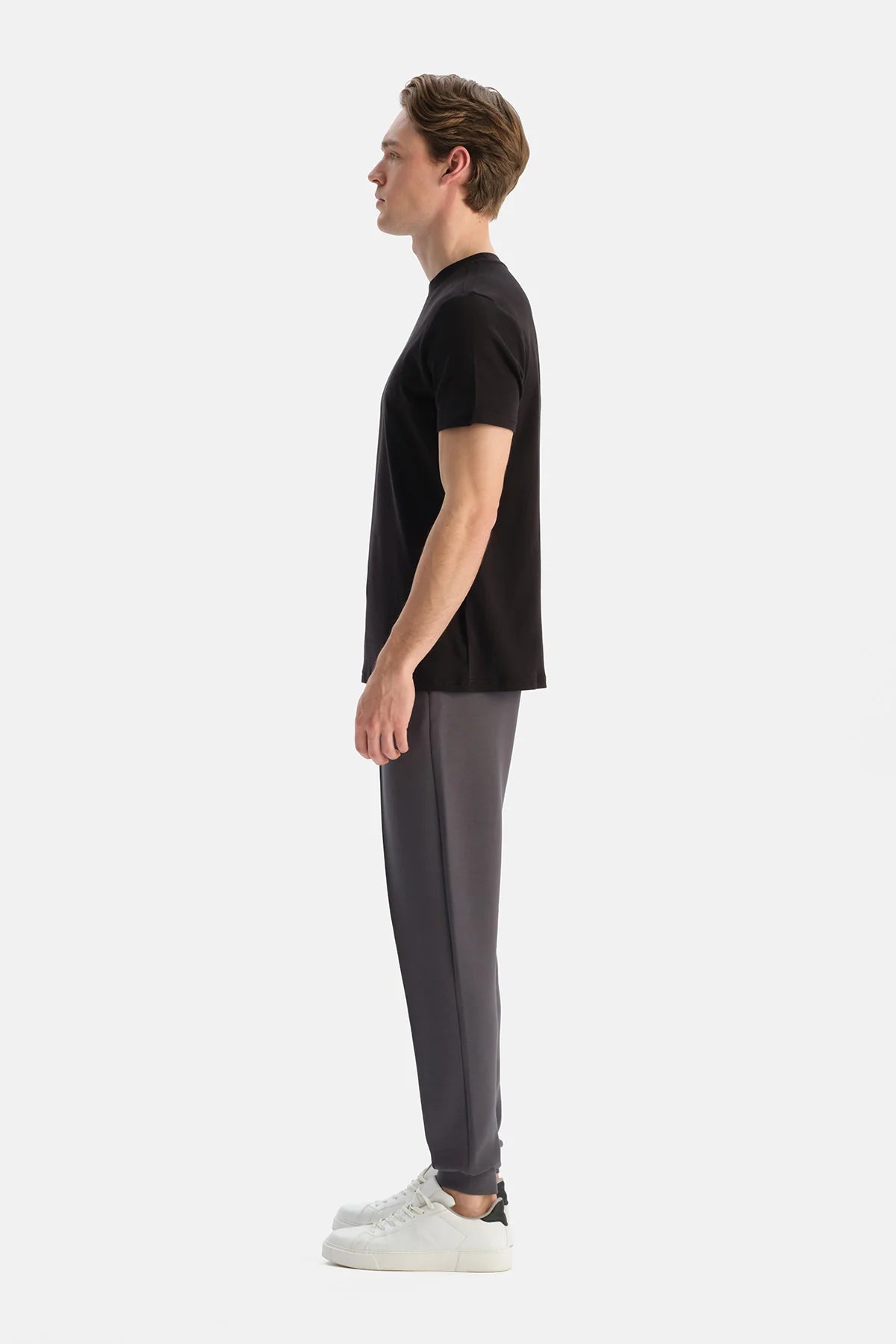 Antrasıt Nervürlü Jogger Pantolon