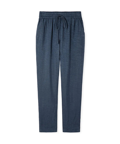Lacivert Belden Bağlamalı Carrot Fit Pantolon Is1260003151015 | Ipekyol