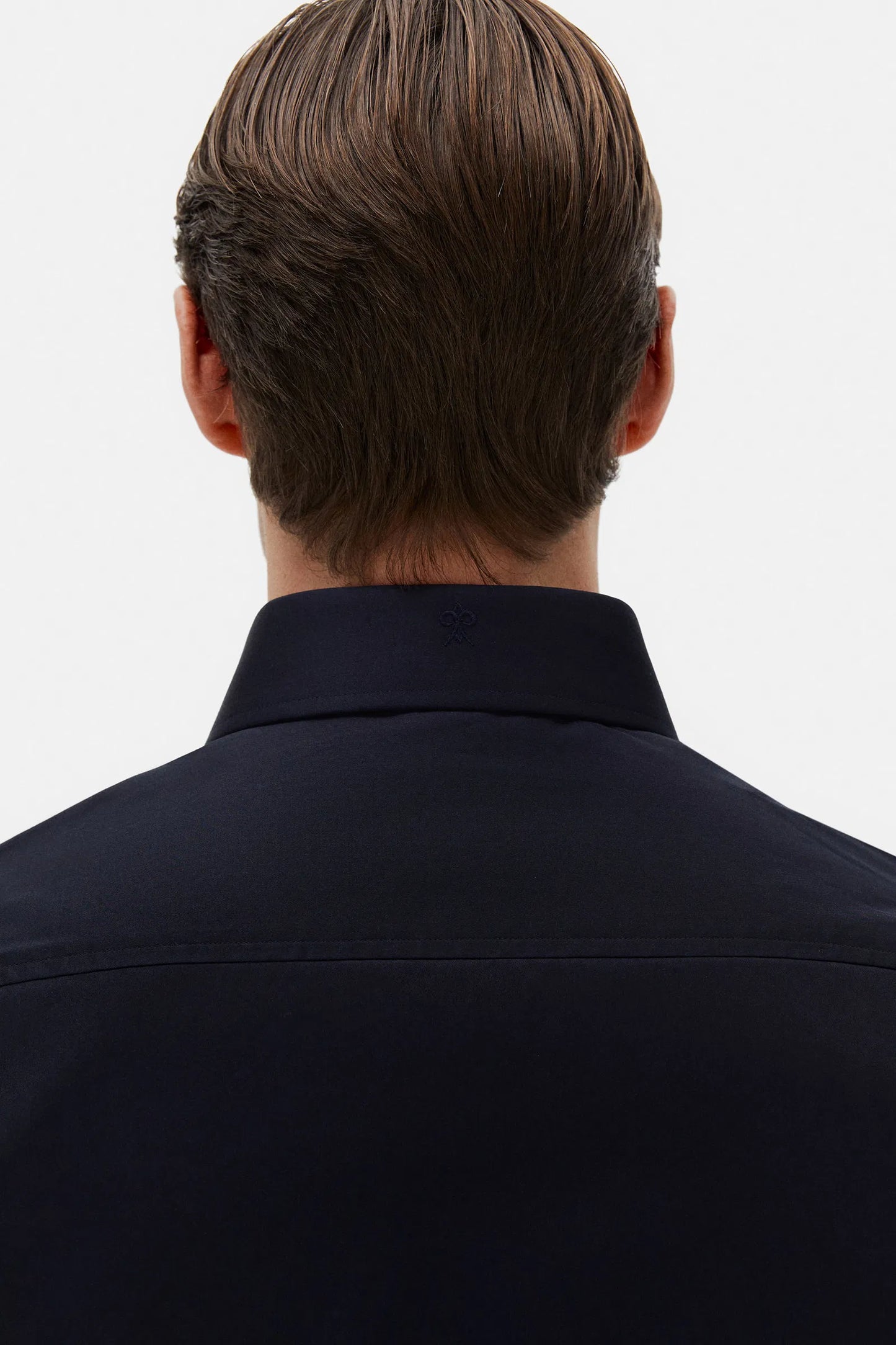 Damat Comfort Lacivert Düz %100 Pamuk Nano Care Gömlek