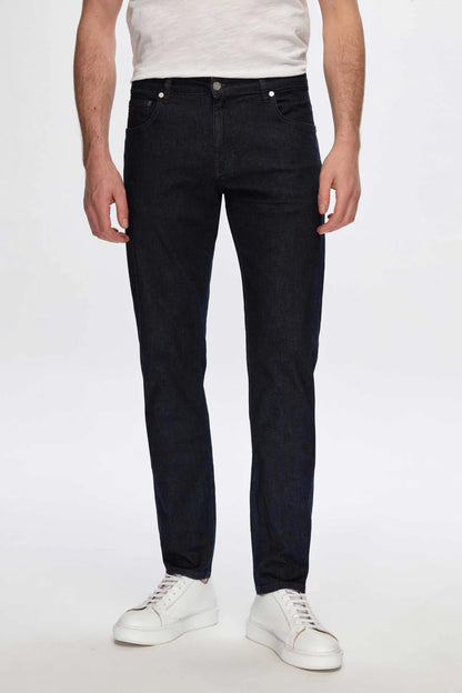 Damat Slim Fit Lacivert Efsane Denim. Hafif, Yumuşak, Rinse Yıkamalı Denim Pantolon