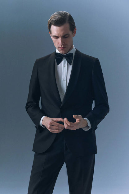 Tween Slim Fit Siyah Smokin Takim