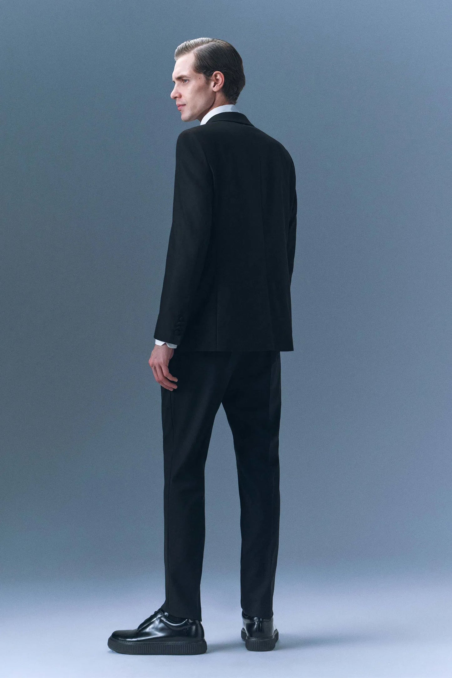 Tween Slim Fit Siyah Smokin Takim