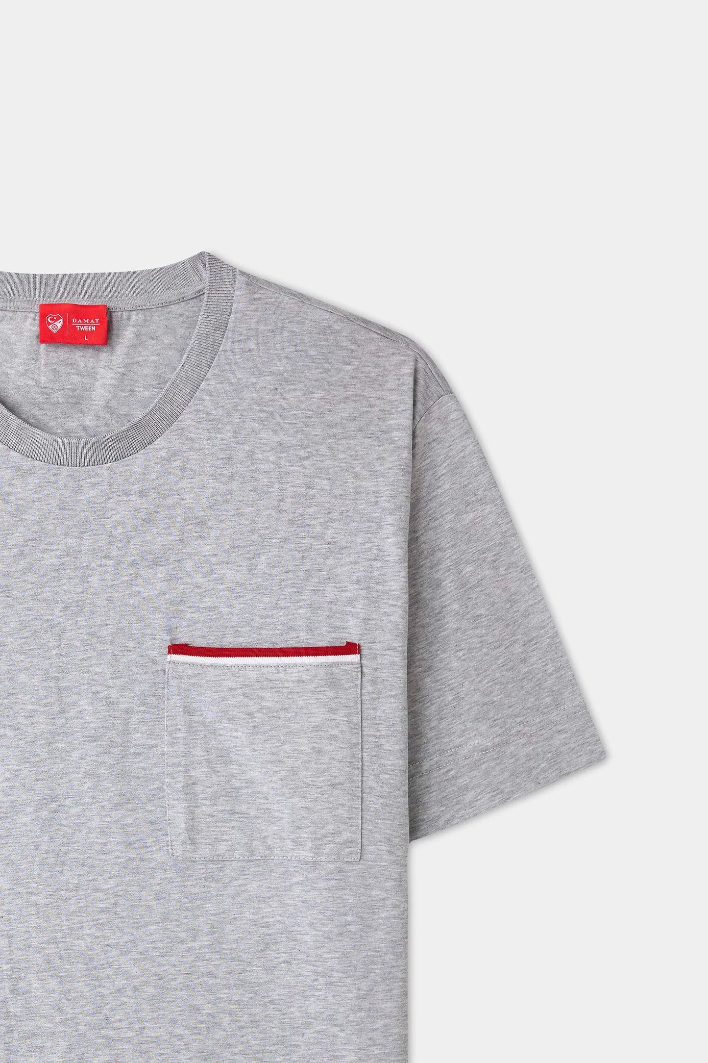 Tween Slim Fit Gri T-shirt