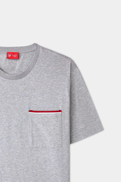 Tween Slim Fit Gri T-shirt