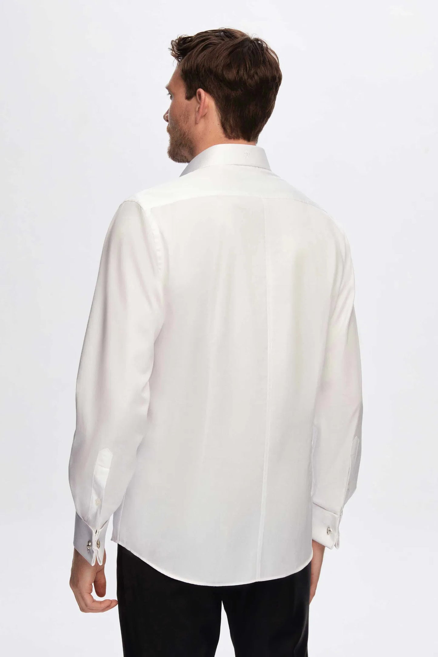 Damat Slim Fit Beyaz Nano Care Gömlek