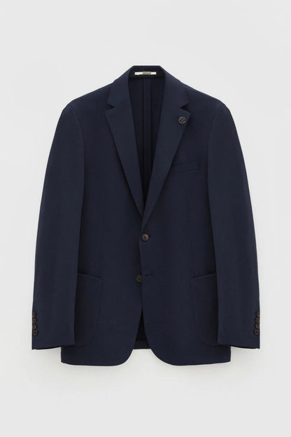 Damat Slim Fit Lacivert Kumaş Ceket