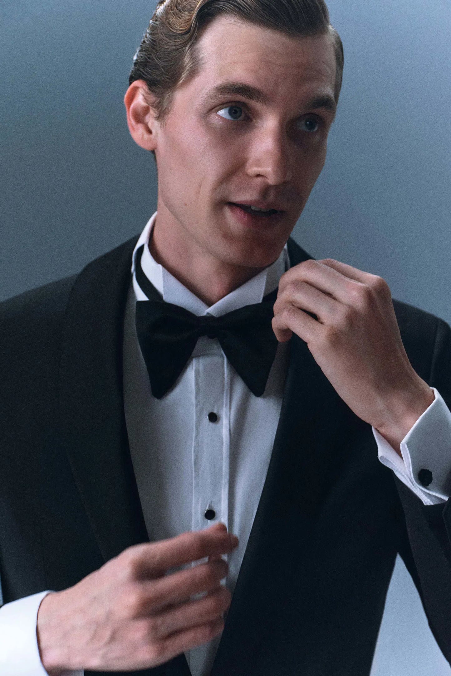 Damat Slim Fit Siyah Düz Damatlık &amp; Smokin Takim