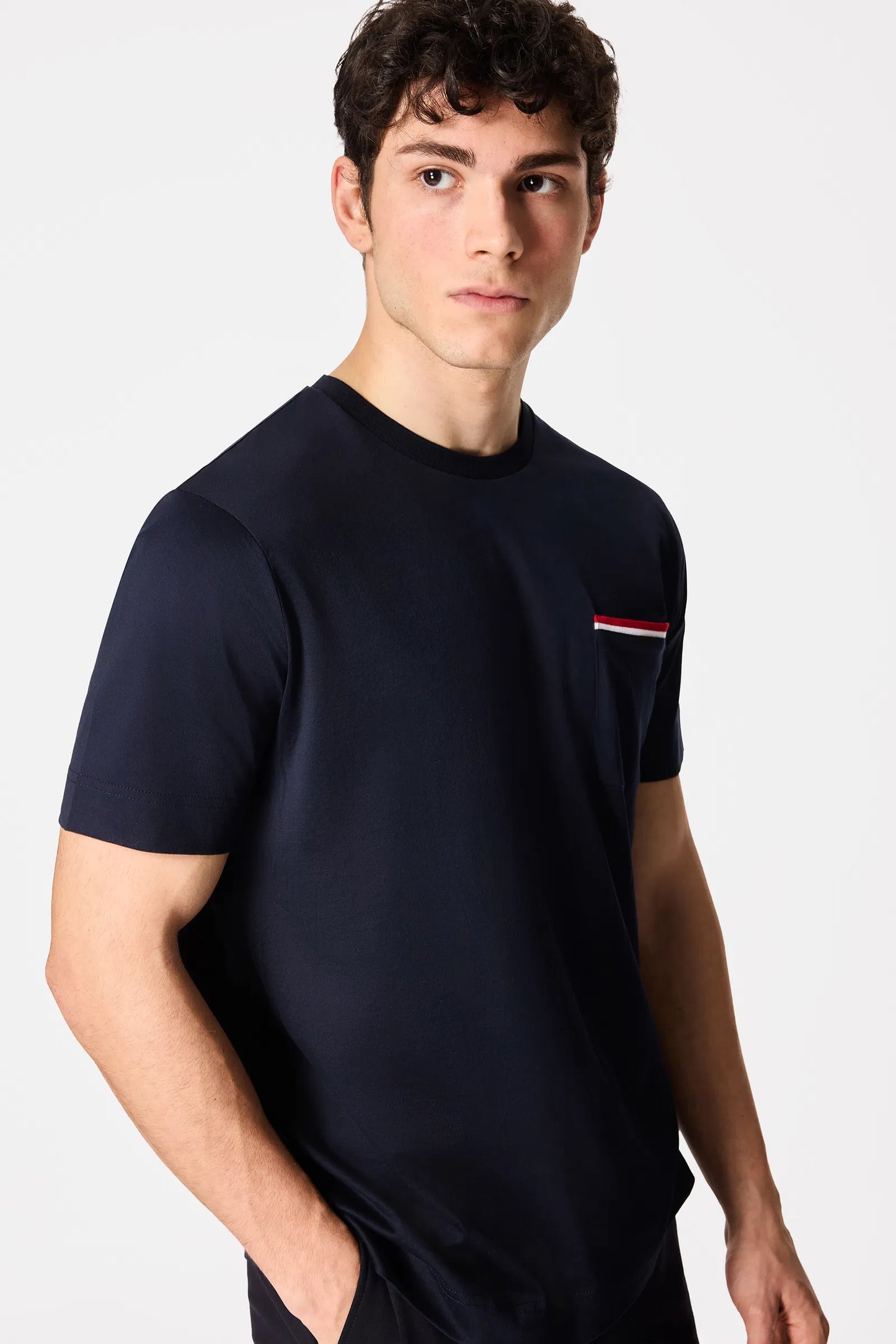 Tween Slim Fit Lacivert T-shirt