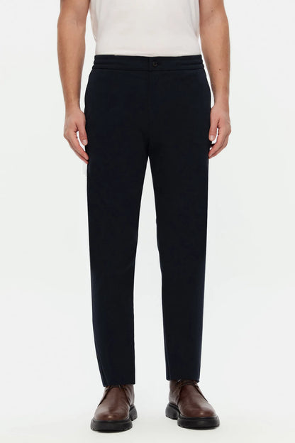 Damat Comfort Fit Lacivert Düz Jogger Pantolon