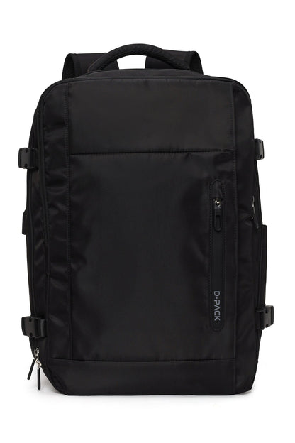D-pack Erkek Siyah Kumaş Sırt Çantası