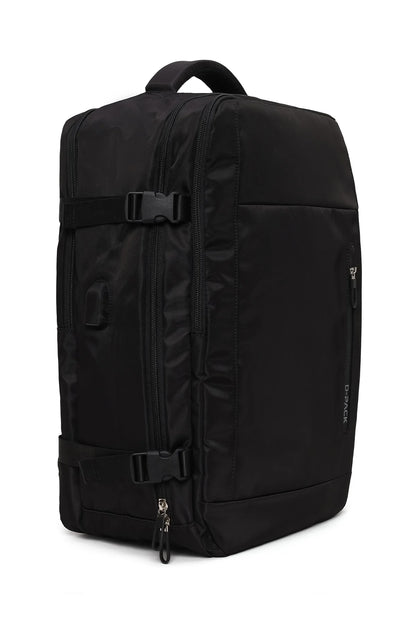 D-pack Erkek Siyah Kumaş Sırt Çantası