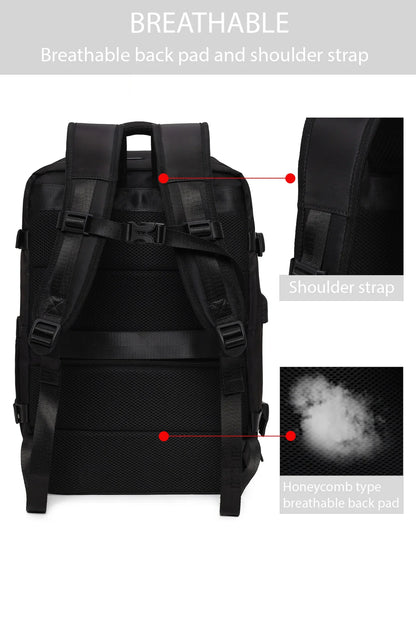 D-pack Erkek Siyah Kumaş Sırt Çantası