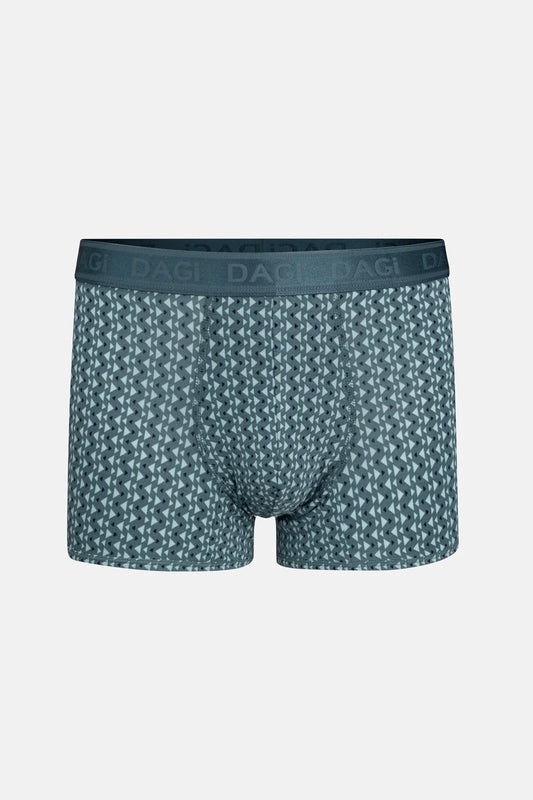 Su Yeşili 4210 Desenli Micro Modal Boxer