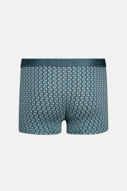 Su Yeşili 4210 Desenli Micro Modal Boxer