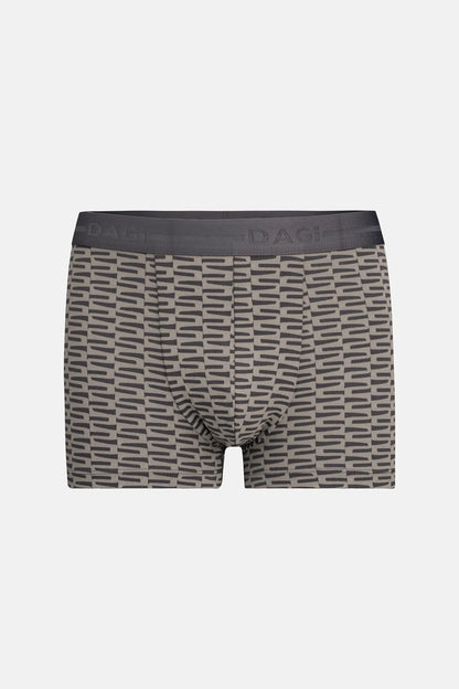 Antrasıt 5210 Desenli Pamuk Boxer
