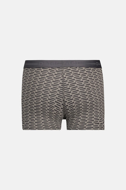 Antrasıt 5210 Desenli Pamuk Boxer