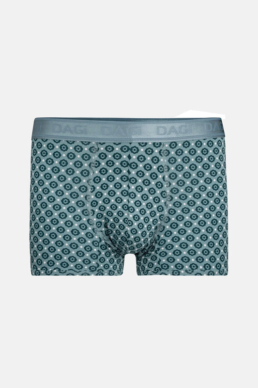 Su Yeşili 4210 Desenli Micro Modal Boxer