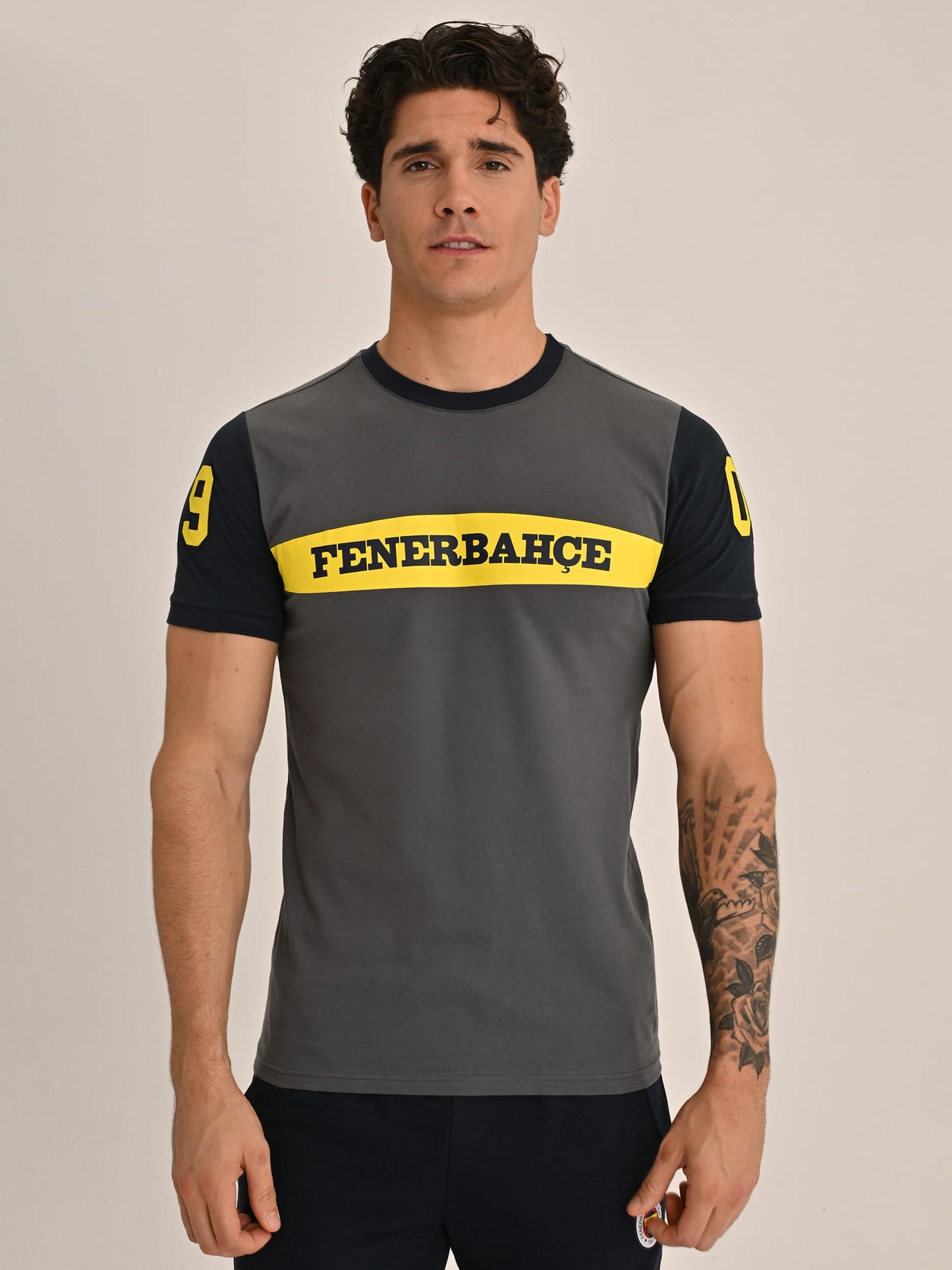 Fenerbahçe Gri Kolej 1907 Fb Erkek Tshirt