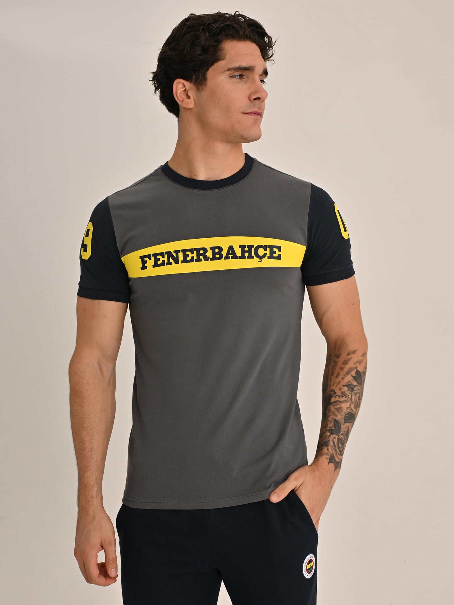 Fenerbahçe Gri Kolej 1907 Fb Erkek Tshirt
