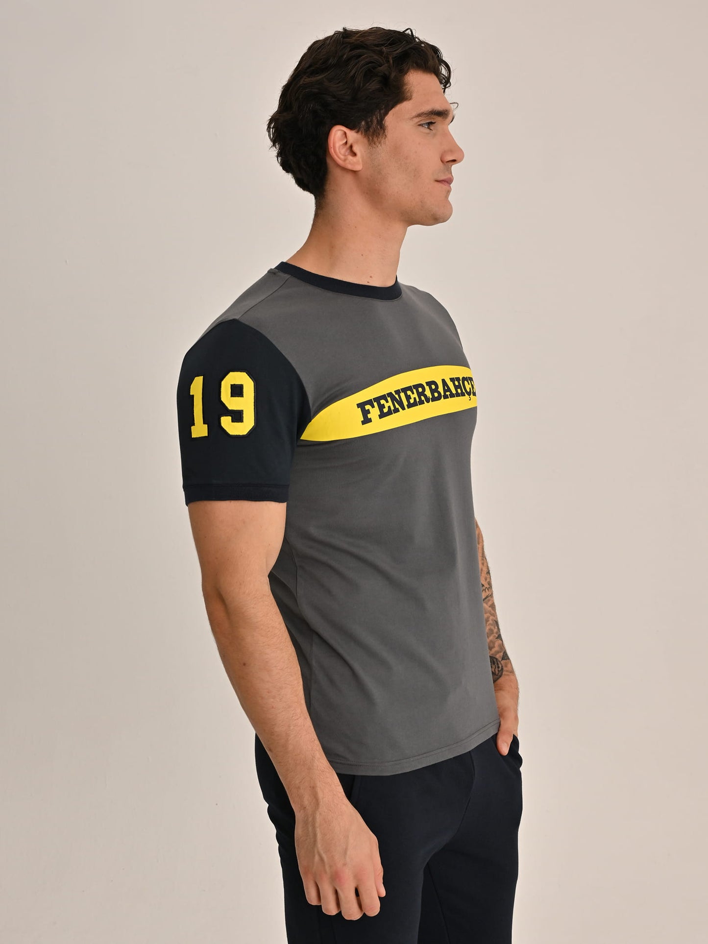 Fenerbahçe Gri Kolej 1907 Fb Erkek Tshirt