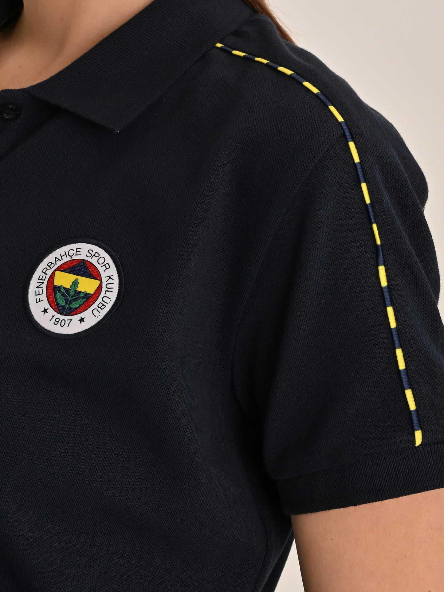Fenerbahçe Lacivert Tribün Basic Kadın Polo Tshirt