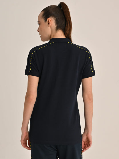 Fenerbahçe Lacivert Tribün Basic Kadın Polo Tshirt