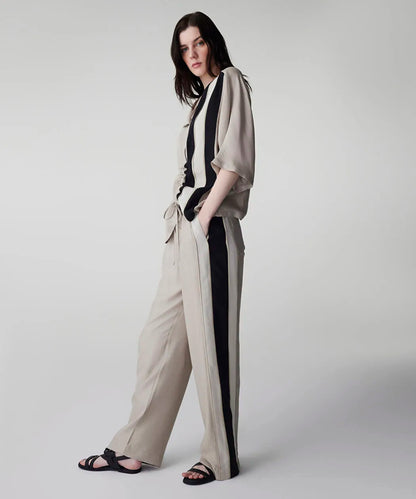 Natürel Ayarlanabilir Bel Colorblock Pantolon Is1260003154003 | Ipekyol