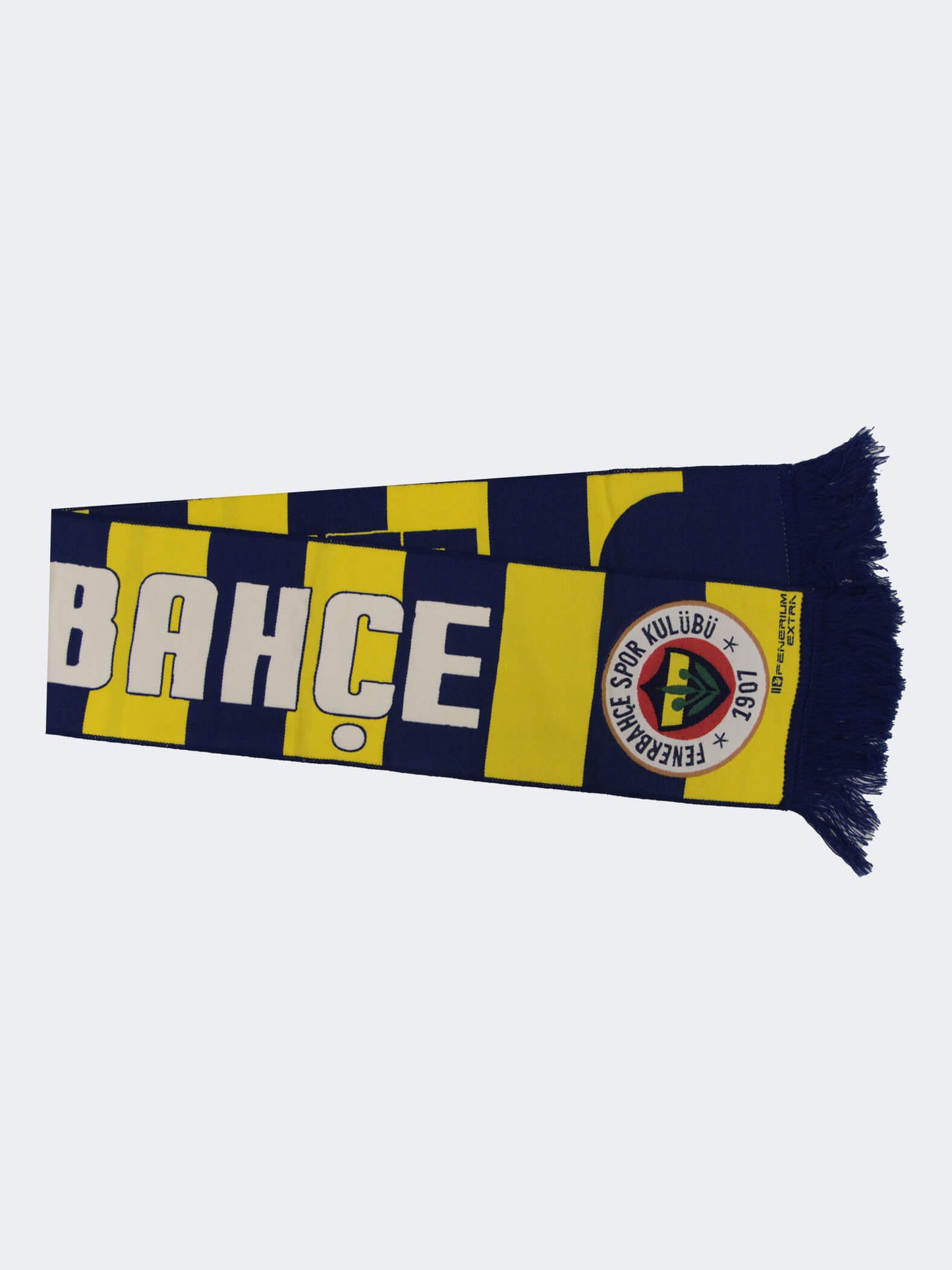Retro Sarı-lacivert Unisex Fenerbahce Dokuma Atkı