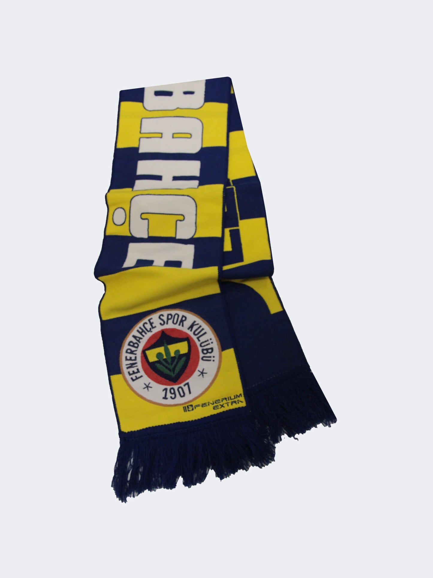 Retro Sarı-lacivert Unisex Fenerbahce Dokuma Atkı