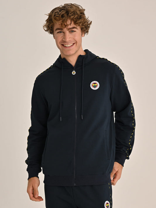 Fenerbahçe Lacivert Tribün Basic Erkek Sweatshirt