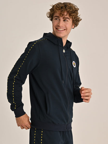 Fenerbahçe Lacivert Tribün Basic Erkek Sweatshirt