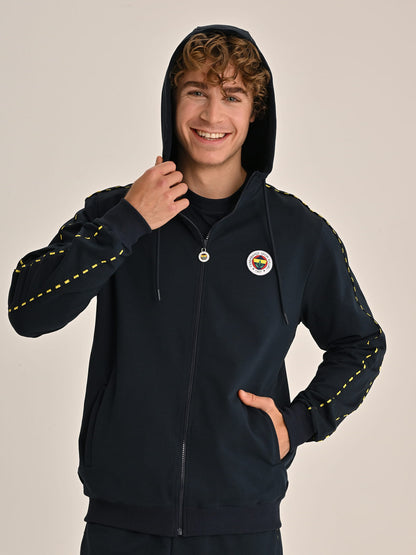 Fenerbahçe Lacivert Tribün Basic Erkek Sweatshirt