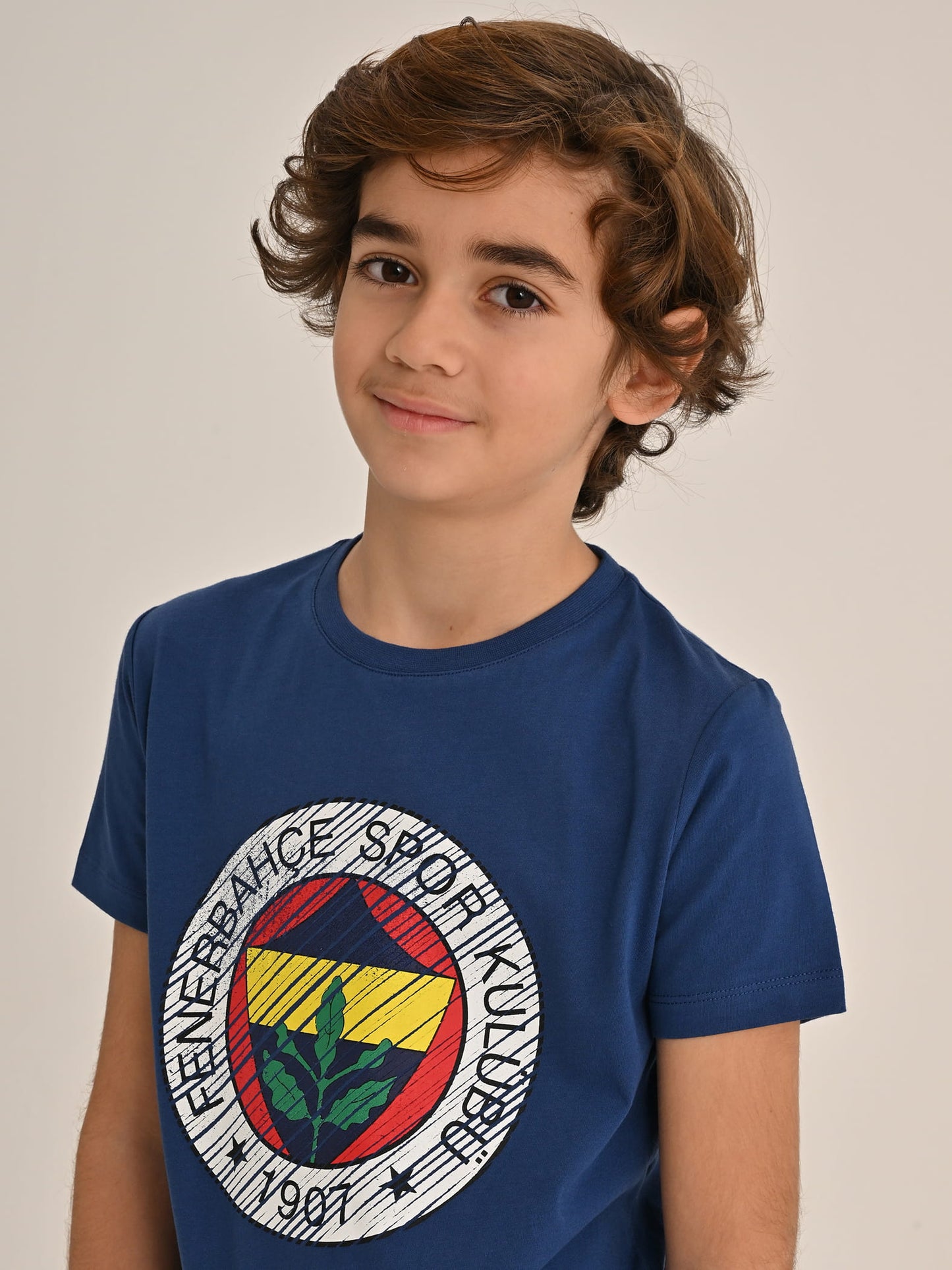 Fenerbahçe Lacivert Tribün Tram Logolu Çocuk Tshirt