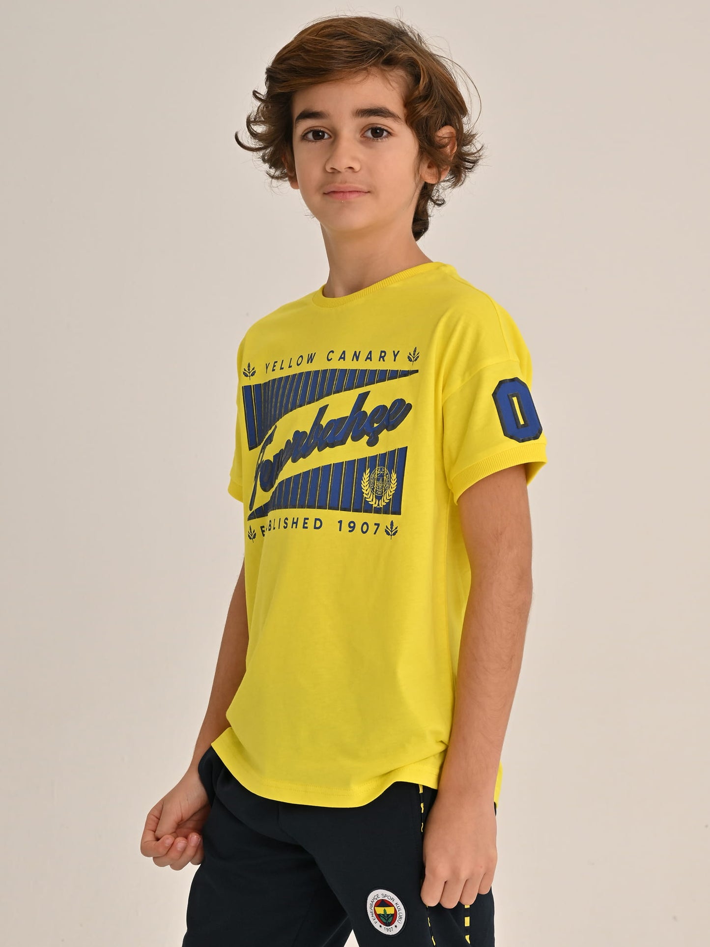 Fenerbahçe Sarı Kolej 1907 Çocuk Oversize Tshirt