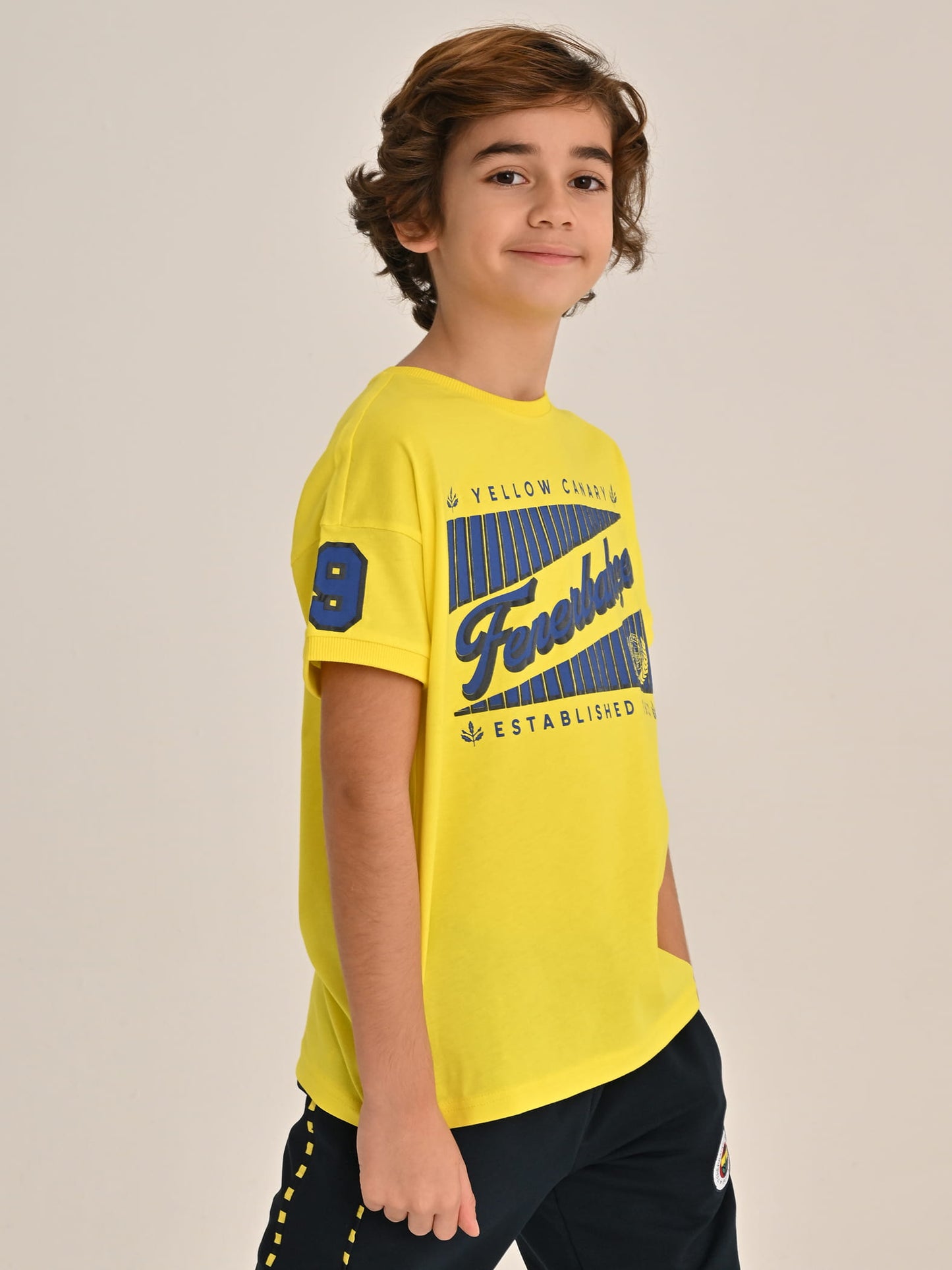 Fenerbahçe Sarı Kolej 1907 Çocuk Oversize Tshirt