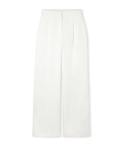 Beyaz Elastik Bel Wide Leg Pantolon Is1260003291002 | Ipekyol