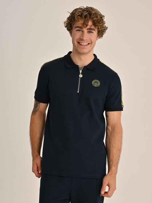 Fenerbahçe Lacivert Tribün Ekstraforlu Erkek Polo Tshirt