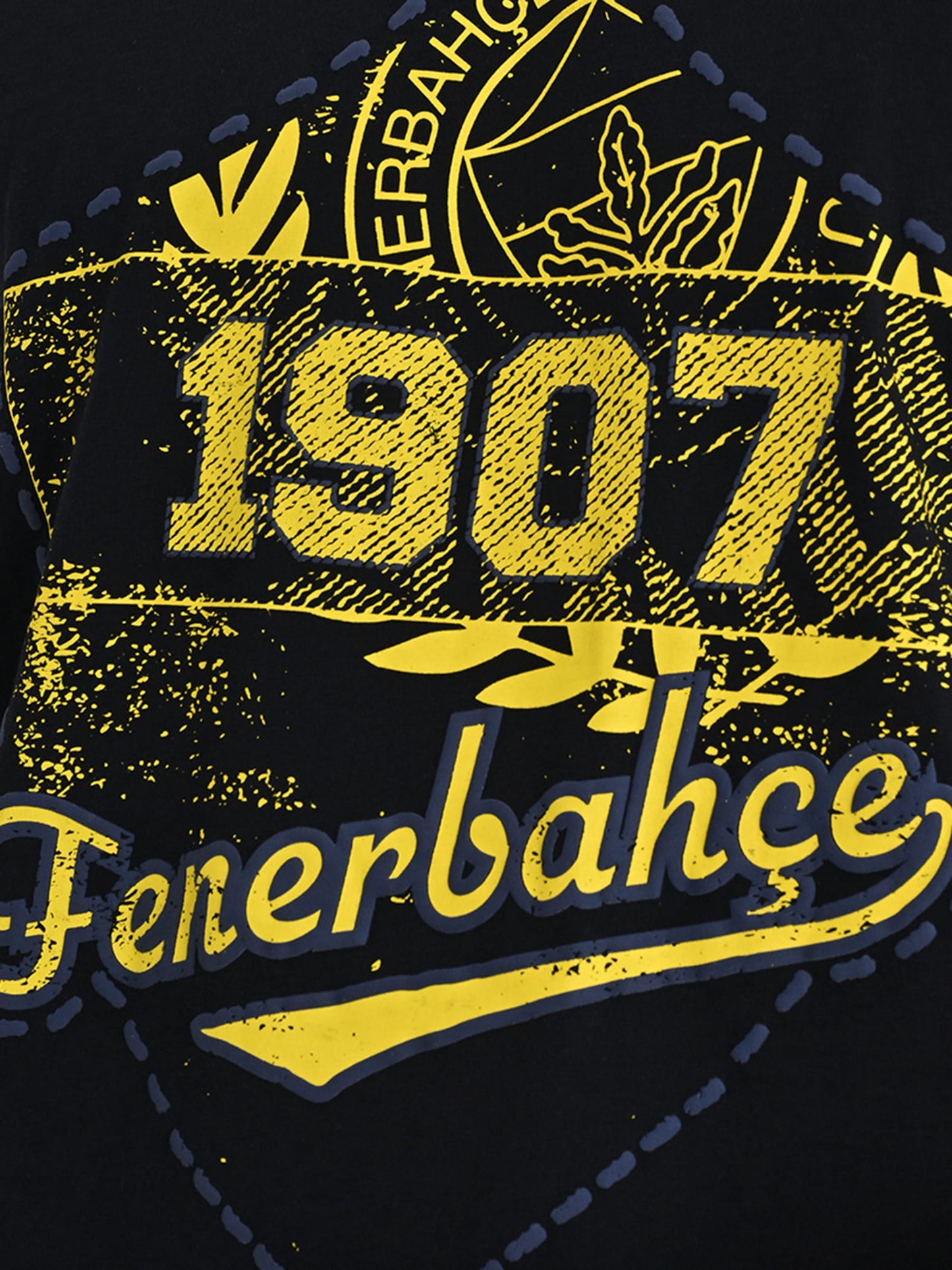 Fenerbahçe Lacivert Kolej 1907 Erkek Oversize Tshirt