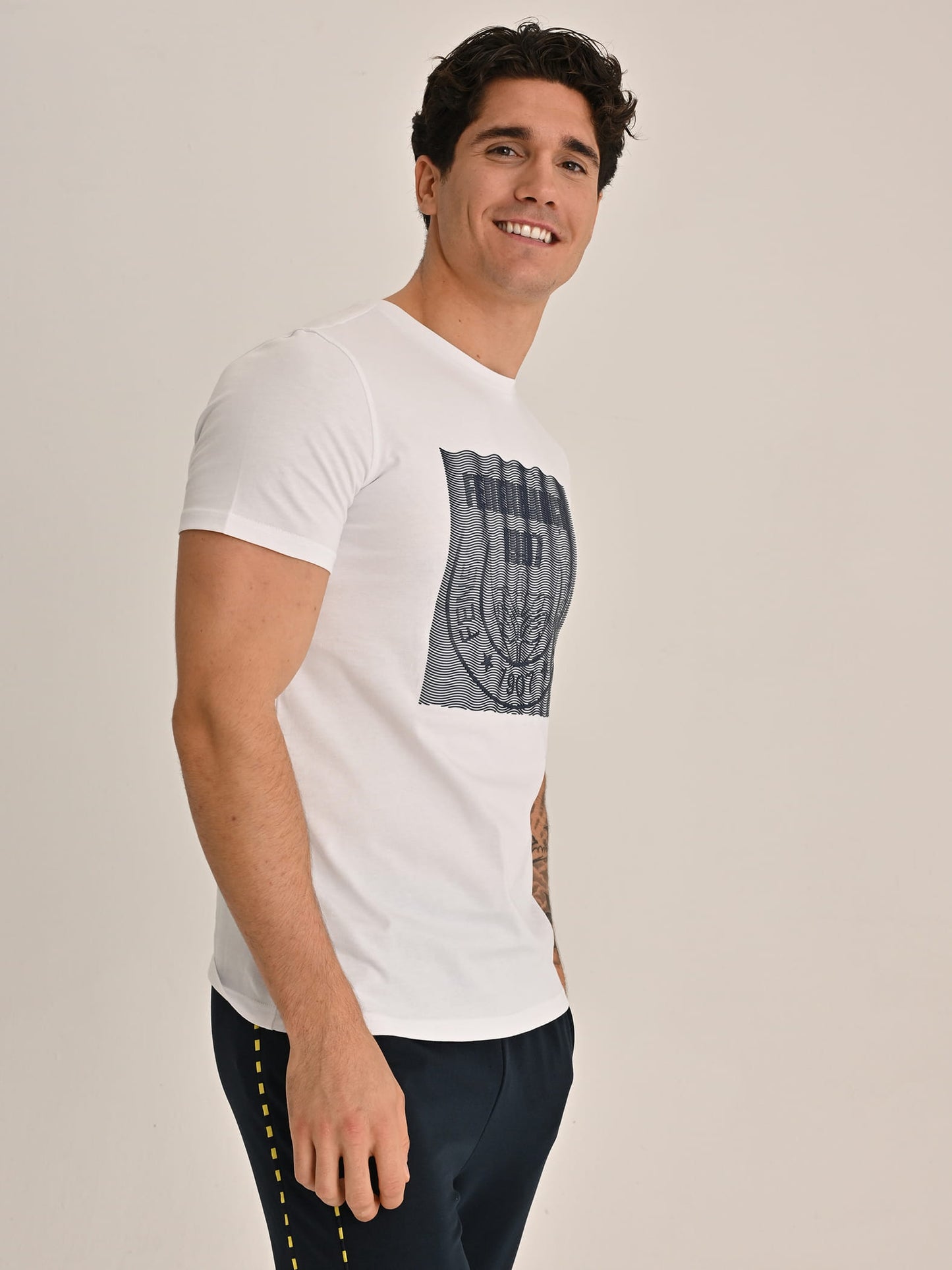 Fenerbahçe Beyaz Tribün 1907 Erkek Tshirt