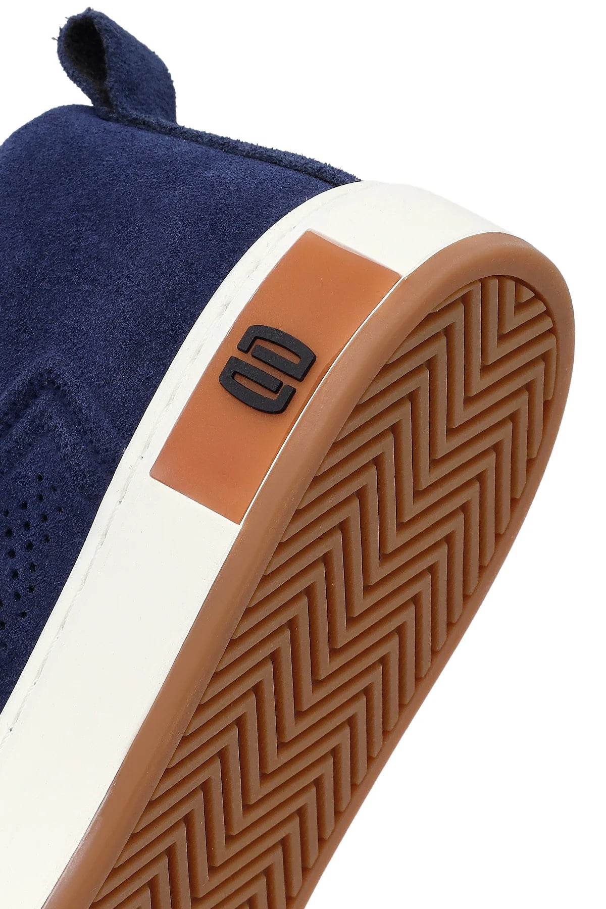 Erkek Mavi Bağcıklı Süet Deri Sneaker
