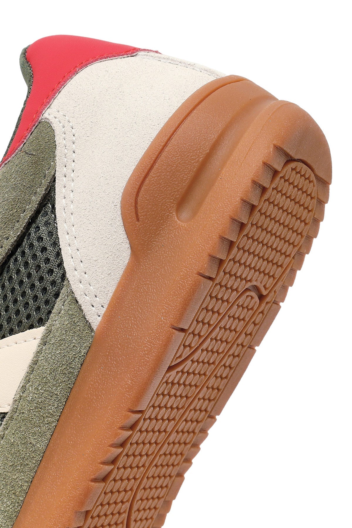 Kadın Yeşil Bağcıklı Deri Sneaker