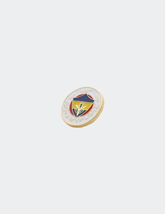 Altın Eski Türkçe Fenerbahçe Logo 1,9 Cm Rozet