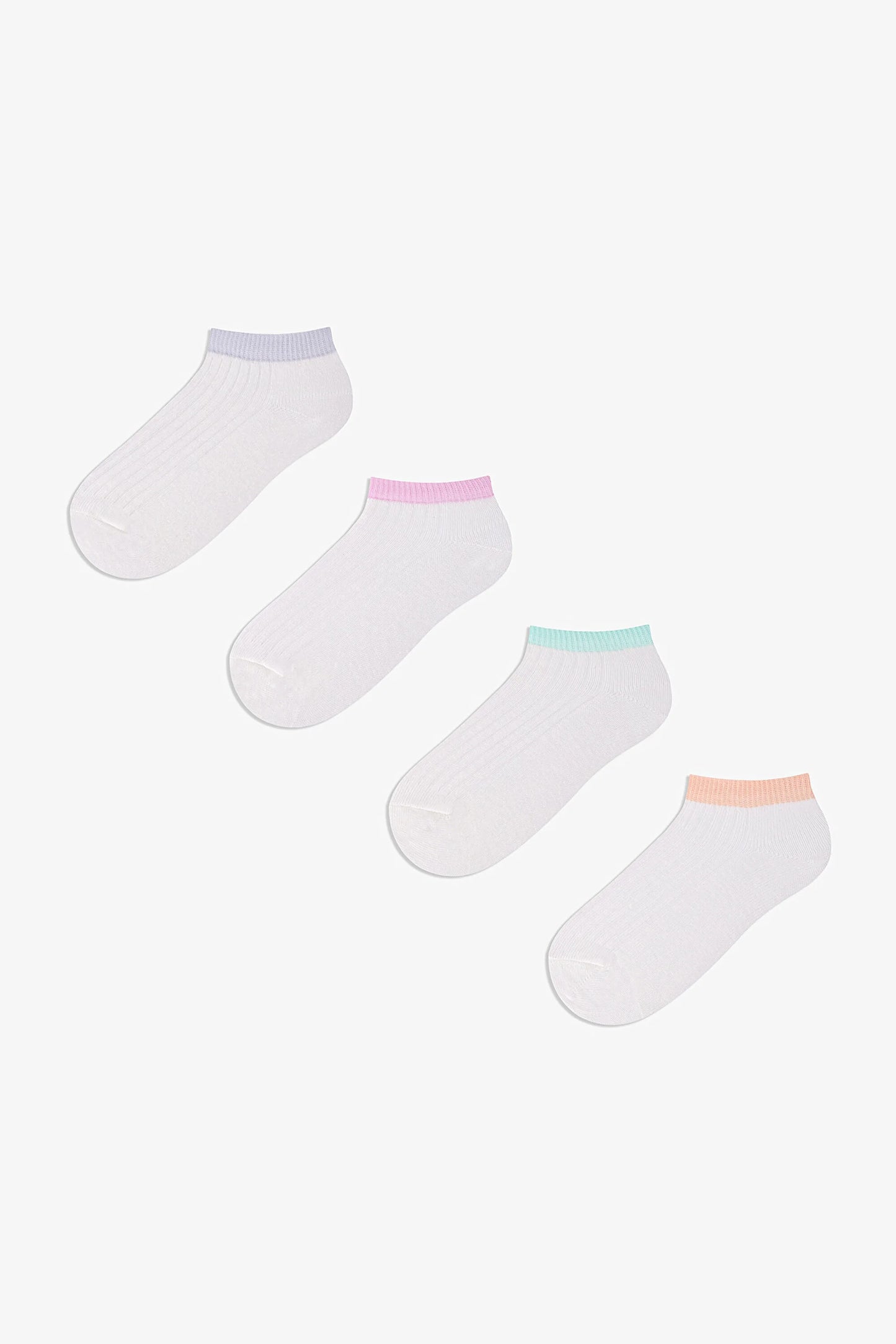 Kız Çocuk Pure Pastels 4 'lü Patik Çorap