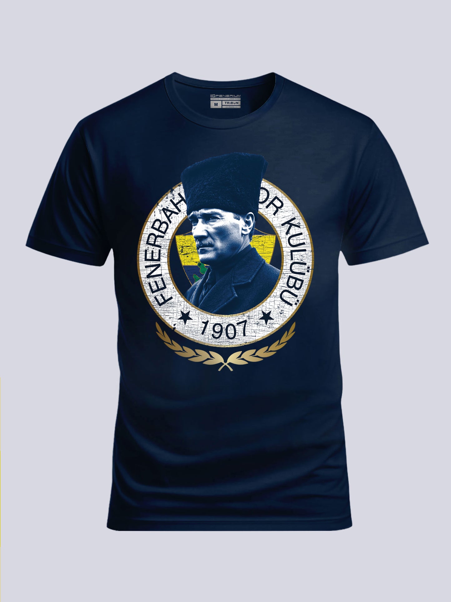 Fenerbahçe Lacivert Atatürk Erkek Tshirt