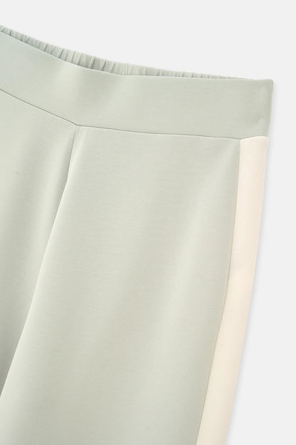 Ada Çayı Modal Karışımlı Yan Şerit Detaylı Pantolon