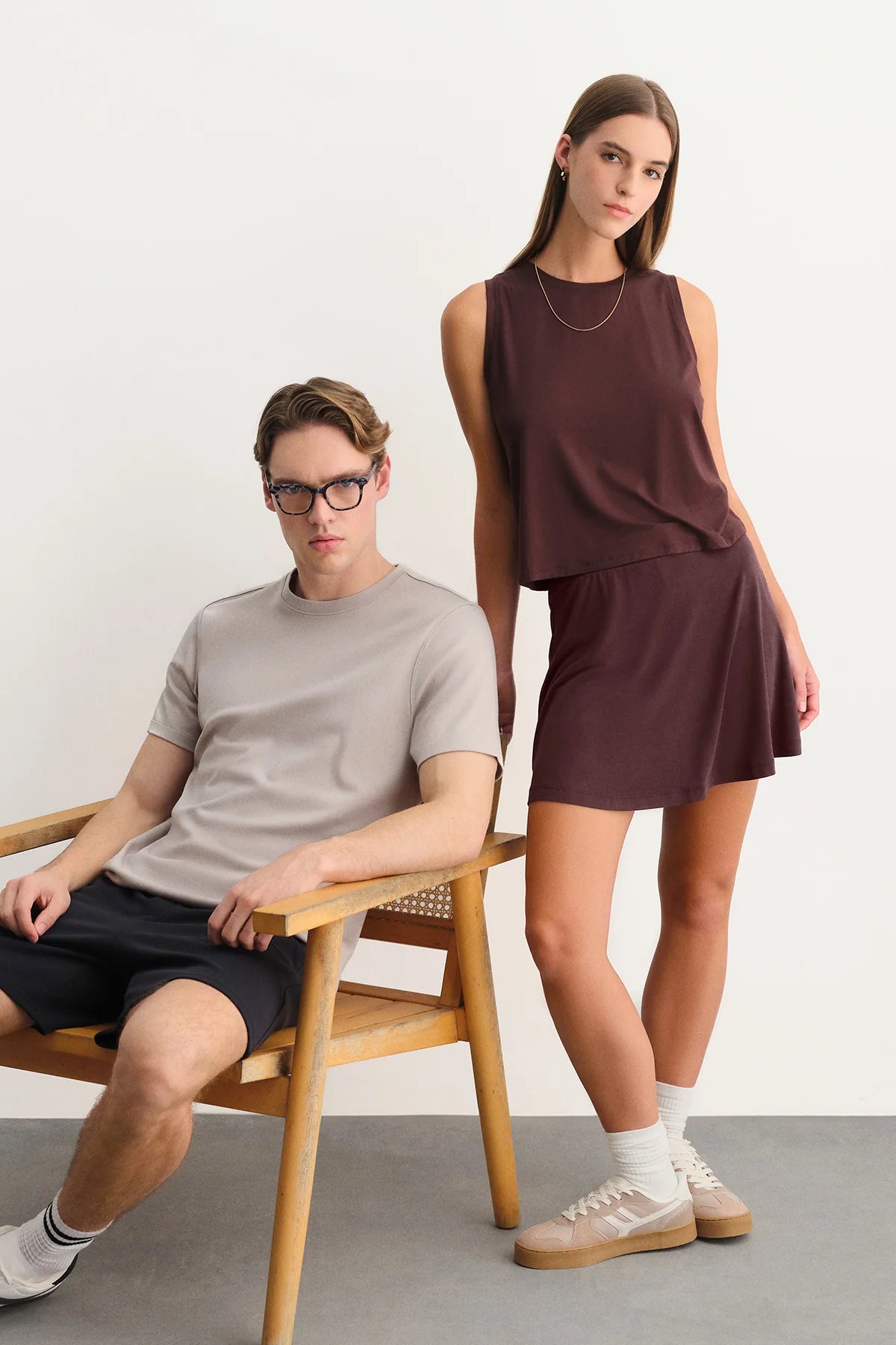 Basic Modal Karişimli Şort Etek