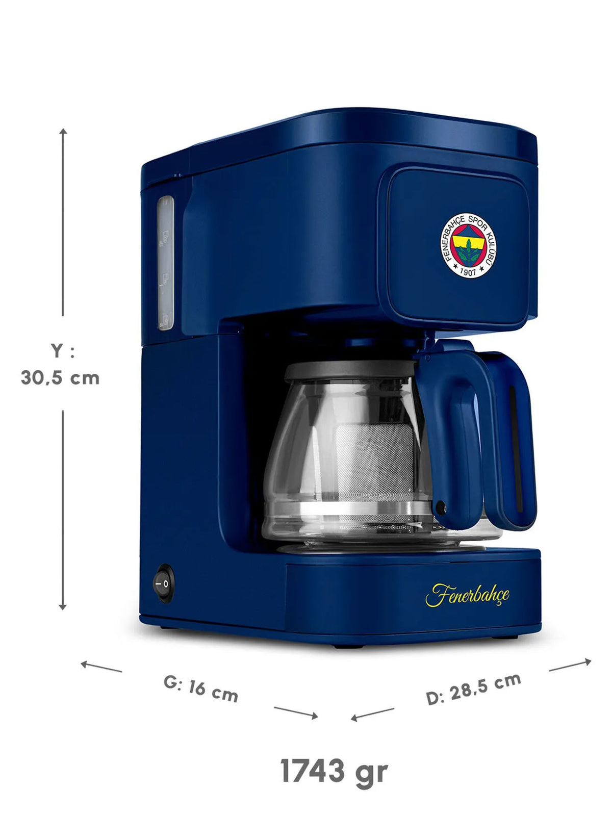 Fenerbahçe X Karaca Just Coffee Aroma 2 In 1 Filtre Kahve Ve Çay Demleme Makinesi