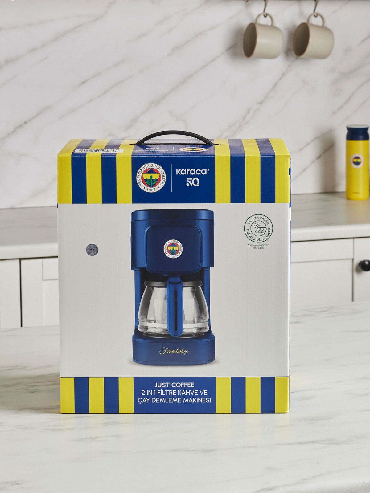 Fenerbahçe X Karaca Just Coffee Aroma 2 In 1 Filtre Kahve Ve Çay Demleme Makinesi