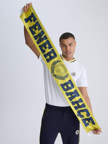 Fenerbahçe Sarı Lacivert Established 1907 Unisex Şal